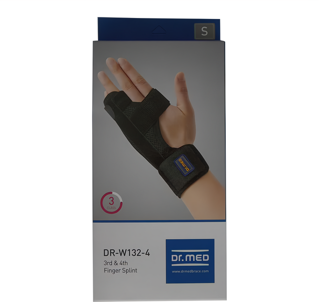 Dr.MED 手指支撐護具 雙指套 W132-4, 1盒