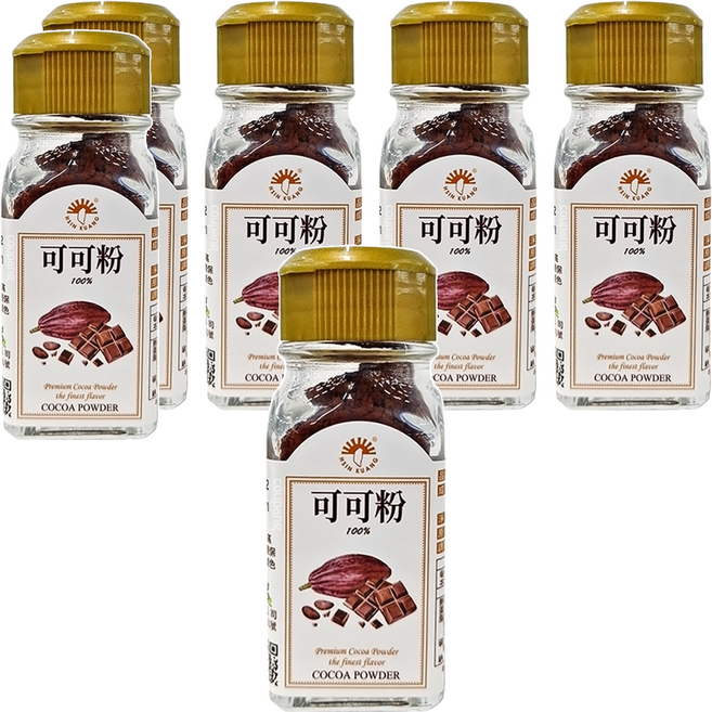 新光洋菜 可可粉, 25g, 6瓶