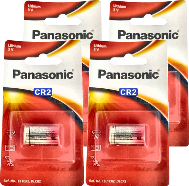 Panasonic 筒型鋰電池 CR2/1B, 1入, 4個