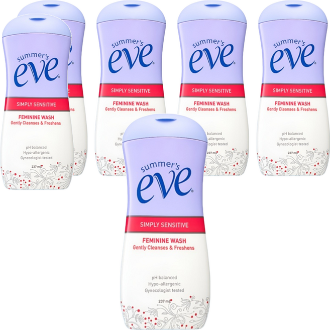 summer's eve 賦活美學浴潔露 全肌防護, 237ml, 6瓶