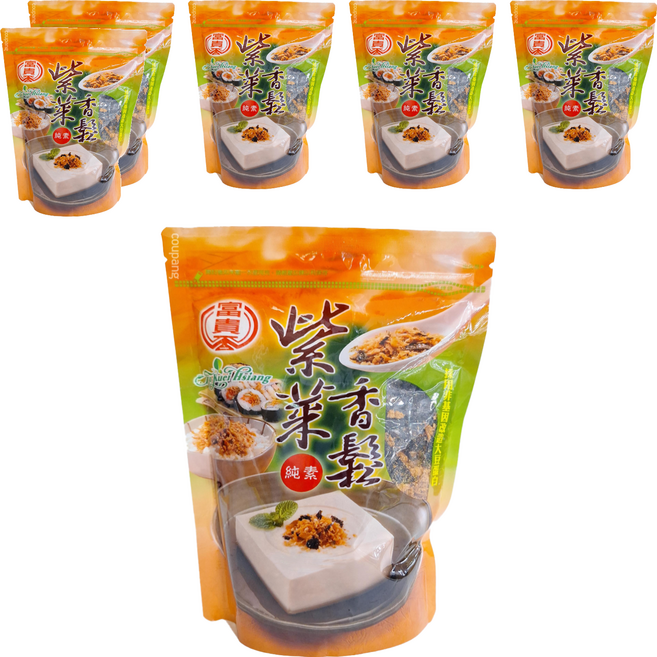 富貴香 紫菜香鬆 純素, 300g, 6包