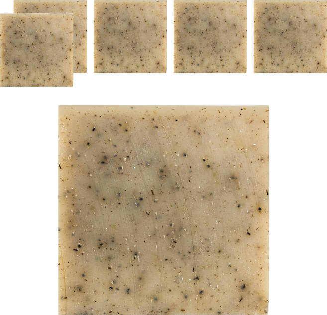 donggubat 洗臉皂 羅勒, 100g, 6個
