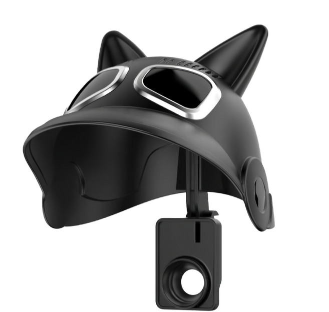 FANCY LIFE 機車手機遮陽罩, 黑色, 1個