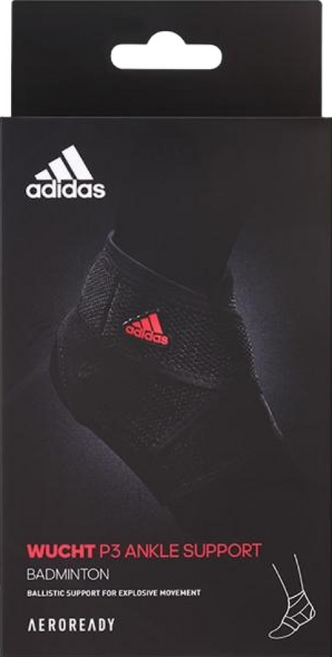 adidas 愛迪達 AEROREADY WUCHT P3 高機能加強型運動護踝, 1個, 黑色