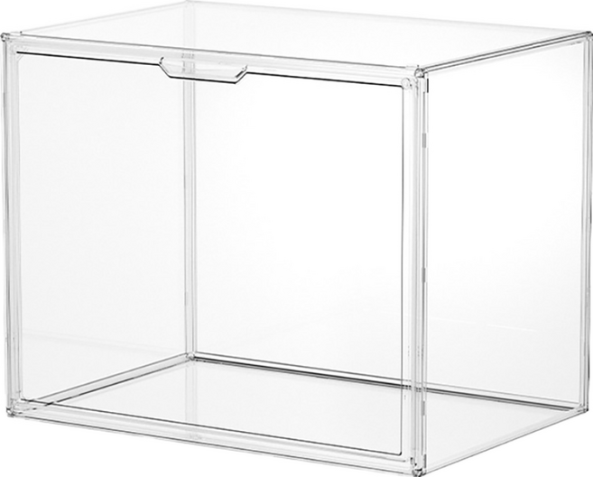 收納部屋 壓克力翻蓋收藏櫃 超大款 440 x 300 x 350mm, 透明色, 1個