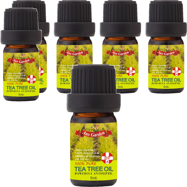 Aus Garden 澳維花園 澳洲經典茶樹精油, 5ml, 6瓶