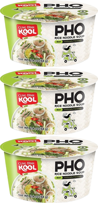 CUNG DINH KOOL 牛肉風味河粉 68g, 3入