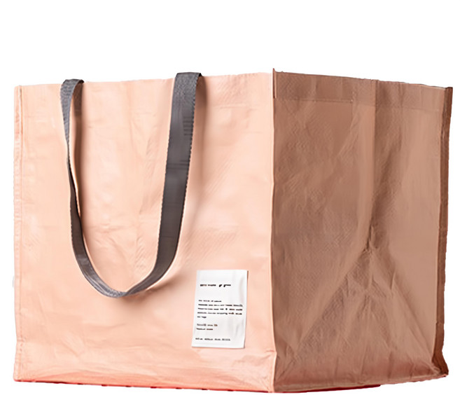 韓國 Damda 環保購物袋, 粉色, 1個