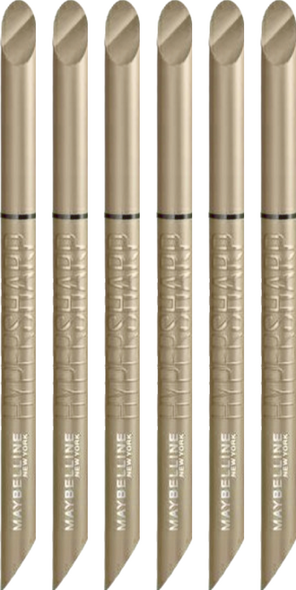 MAYBELLINE 媚比琳 台灣公司貨 36H極限持久激細抗暈眼線液 0.4g, 冷萃裸棕, 6件