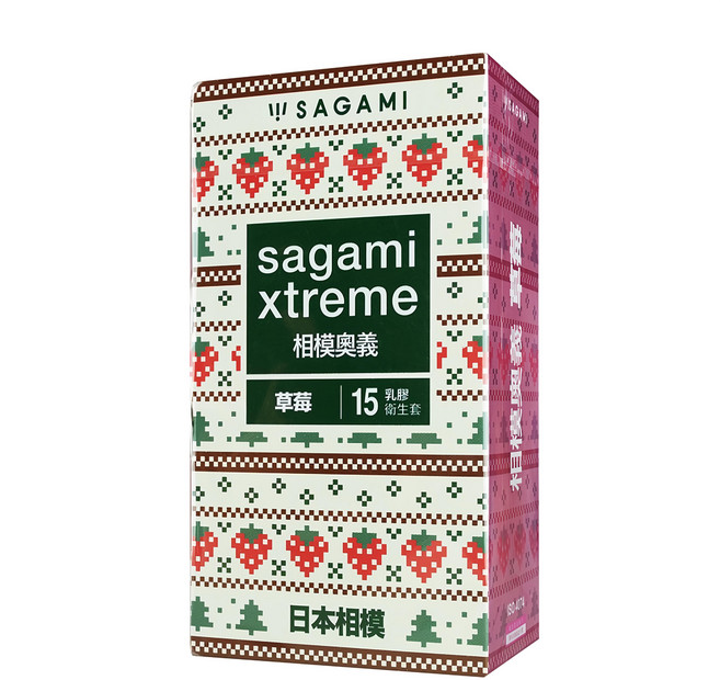 SAGAMI 相模 相模奧義 闊度52mm 長度190mm 草莓, 1盒, 15入