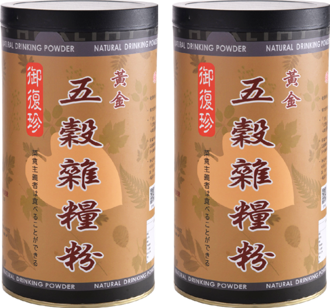 御復珍 黃金五穀雜糧 無添加糖 純素食, 500g, 2罐