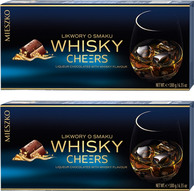 MIESZKO 美仕格 威士忌酒心巧克力 180g, 2盒