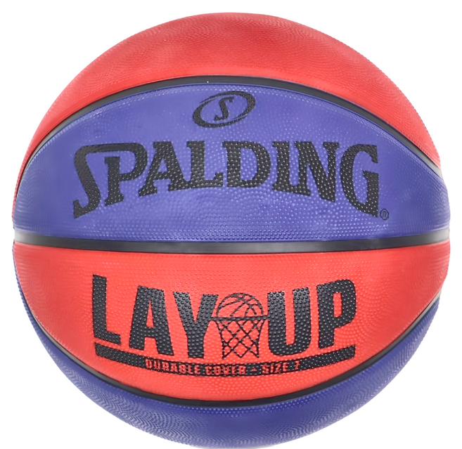 SPALDING 斯伯丁 LAY UP 籃球 560~650g 耐用封面, SPA84554, 1顆