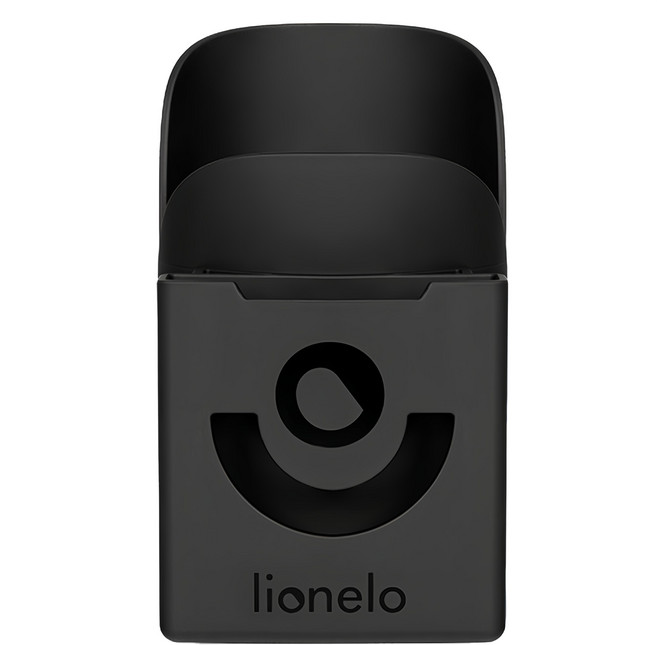 lionelo 360度二合一推車手機飲料架 OVE 加大型, 黑色, 1個