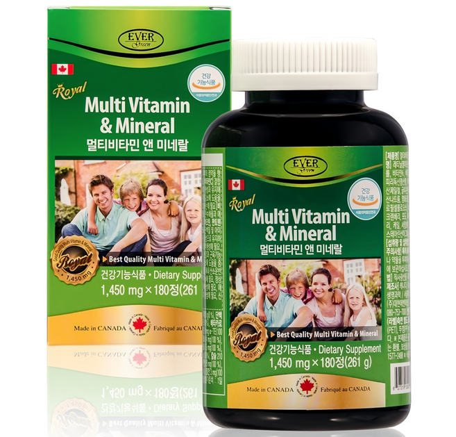에버그린 로얄 멀티비타민 앤 미네랄, 261g, 1개