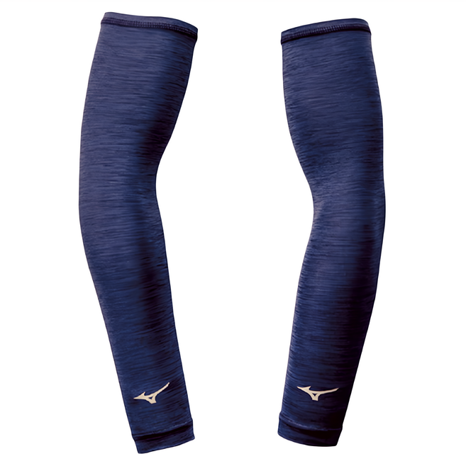Mizuno 美津濃 袖套, 深丈青, 1雙