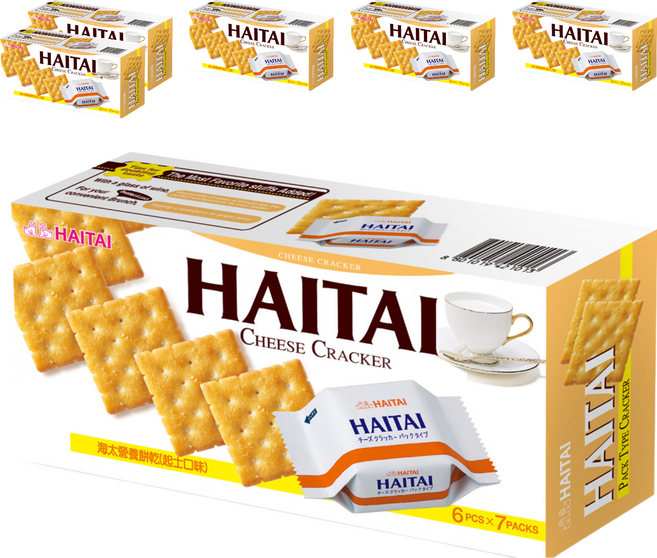 HAITAI 海太 營養餅乾 起士口味, 172g, 6盒