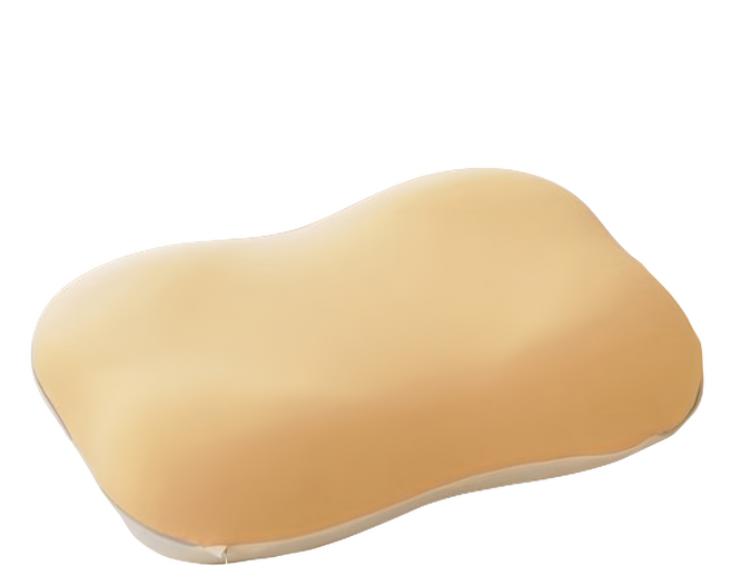 BUHO 布歐 凍凍涼感生物基零壓記憶枕, 黃色, 1個