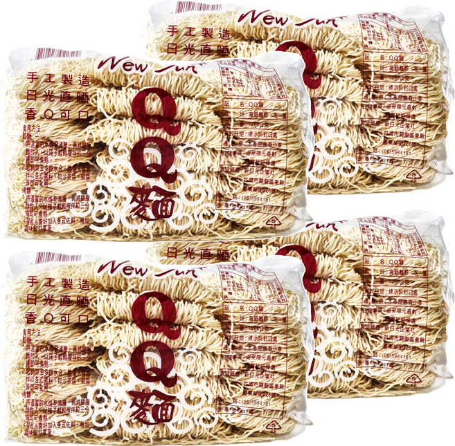 New Sun 新日光 QQ麵, 1.2kg, 4包