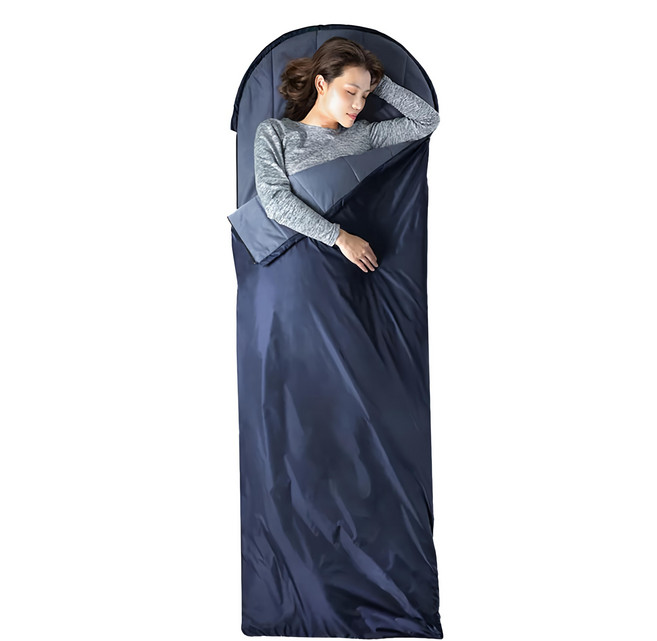 Litume 意都美 舒眠保暖睡袋 5~15度C C055, 藍色, 1個
