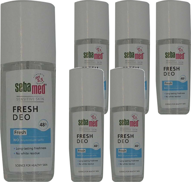 sebamed 施巴 體香露 清新海洋, 75ml, 6瓶