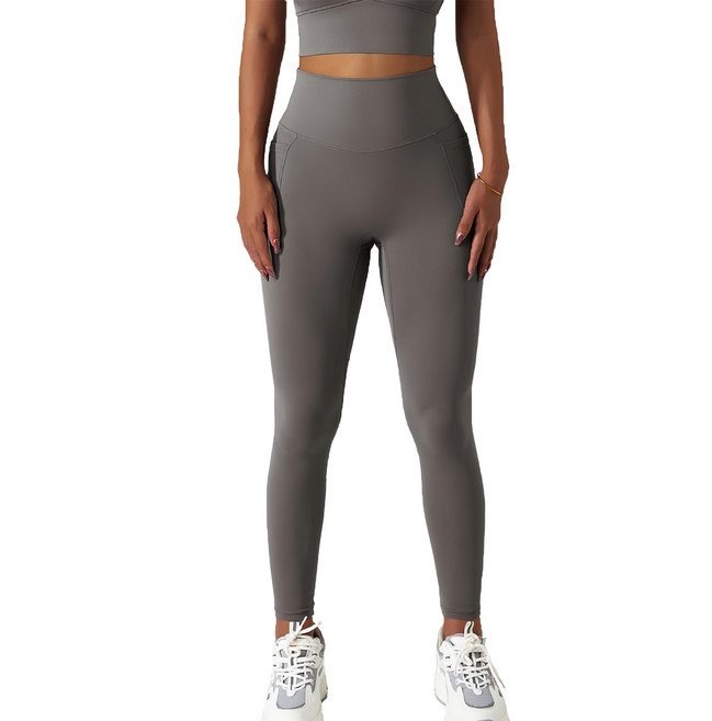 KR SKANGEL 女款 後腰內袋高腰瑜珈褲 36-CK219