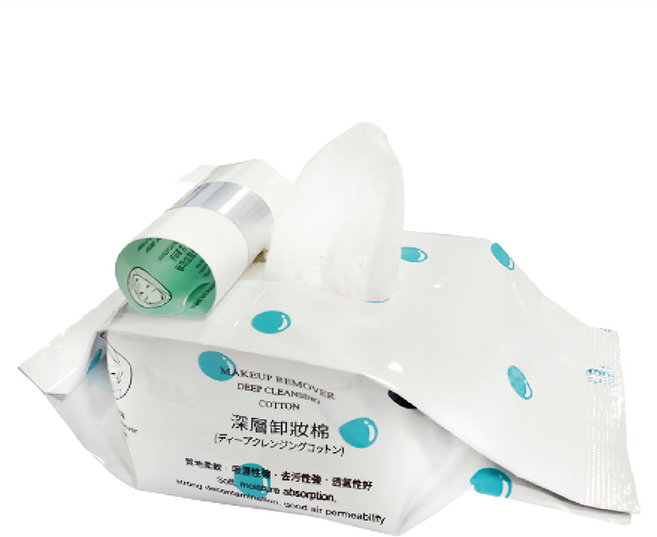 E.L.G 依洛嘉 深層卸妝棉 柔軟輕柔擦拭 高效去汙力 輕鬆卸除妝容 相當於化妝水與洗面乳組合 輕鬆便利, 60入, 1包