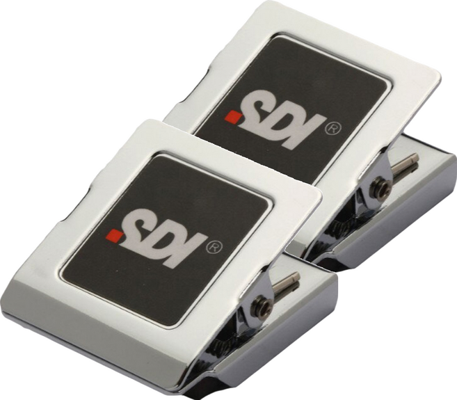 SDI 手牌 方型強力磁夾 小, 1個, 2個, 銀色 + 黑色
