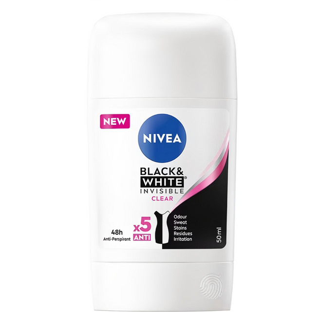 NIVEA 妮維雅 止汗爽身乳膏Pro 無印乾爽, 50ml, 1瓶