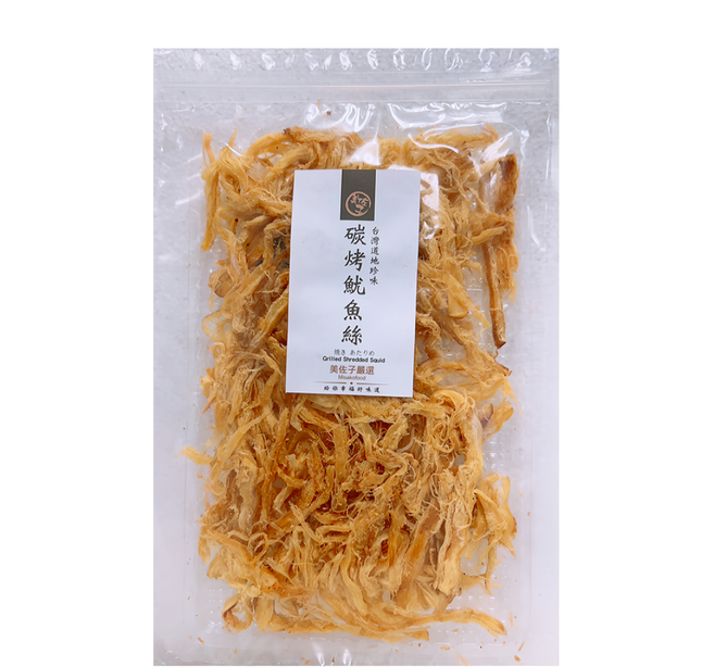 MISAKO 美佐子 嚴選海味系列 碳烤魷魚絲, 1包, 80g