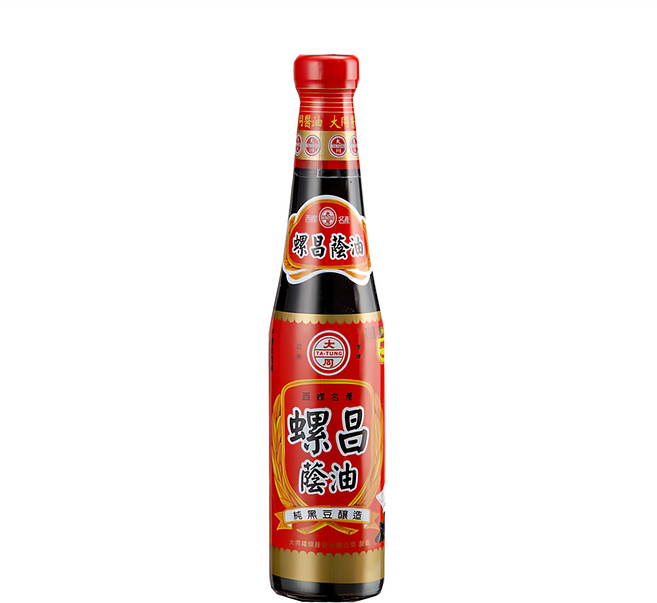 大同醬油 螺寶蔭油 純黑豆釀造, 400ml, 1瓶