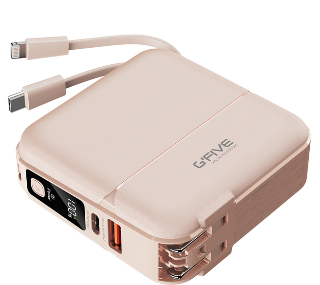 G'FIVE 基伍 勁量多功能行動電源 15000mAh, GP-W10P, 粉色