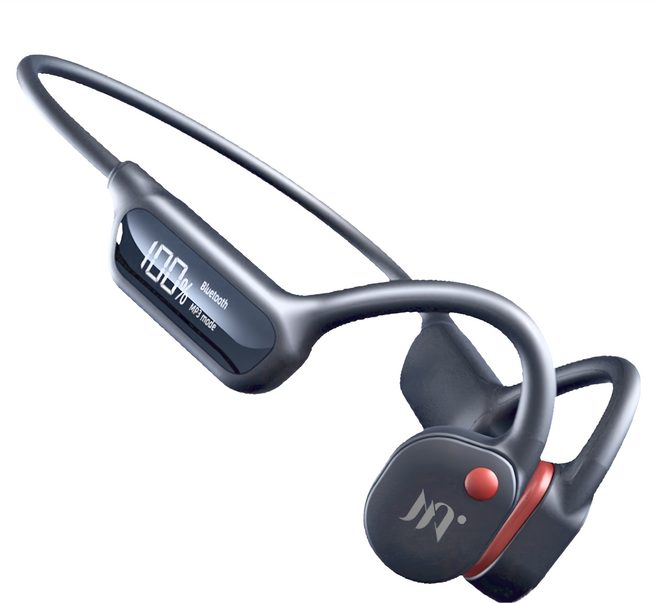 Miuzic 沐音 OPENEAR DUET Wireless 骨傳導 無線耳機 LED顯示 IPX8防水 MP3模式 32GB Storage 8H Playtime 武士黑 OD5