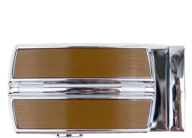 LIKEHOUSE 真皮頭層牛皮帶 男士合金自動扣皮帶 LL96