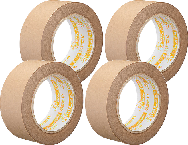 DEER BRAND 鹿頭牌 牛皮紙膠帶 24mm x 40m, 棕色, 4個