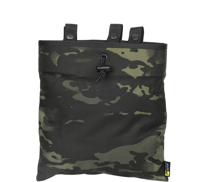 FIKER TACTICAL V2 可折疊登山雜物回收袋 多地形迷彩黑色