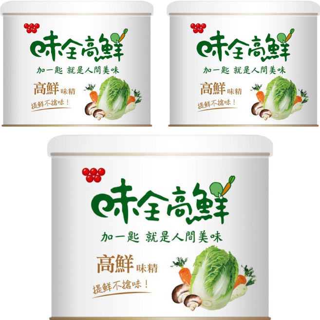 味全高鮮 味精, 200g, 3罐