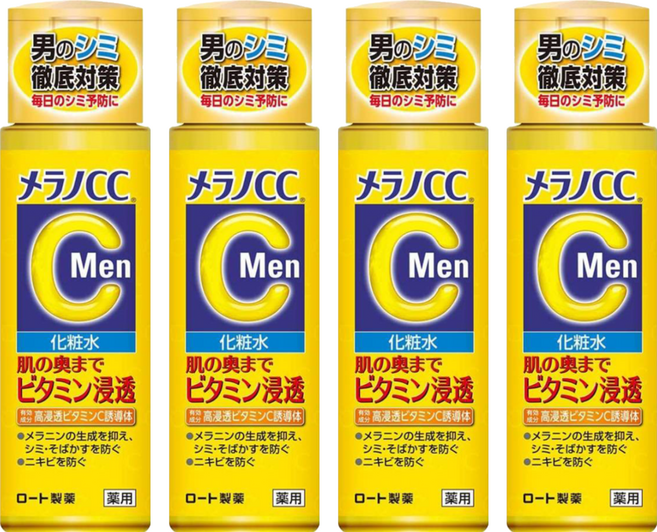 Melano CC Men 男士維他命C化妝水, 170ml, 4瓶