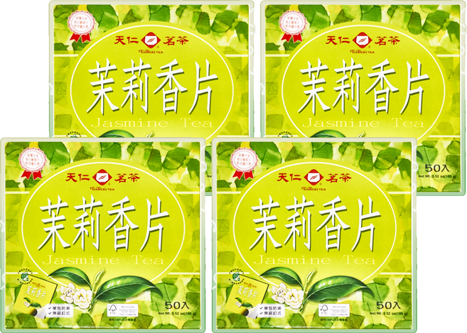天仁茗茶 茉莉香片, 2g, 50包, 4盒