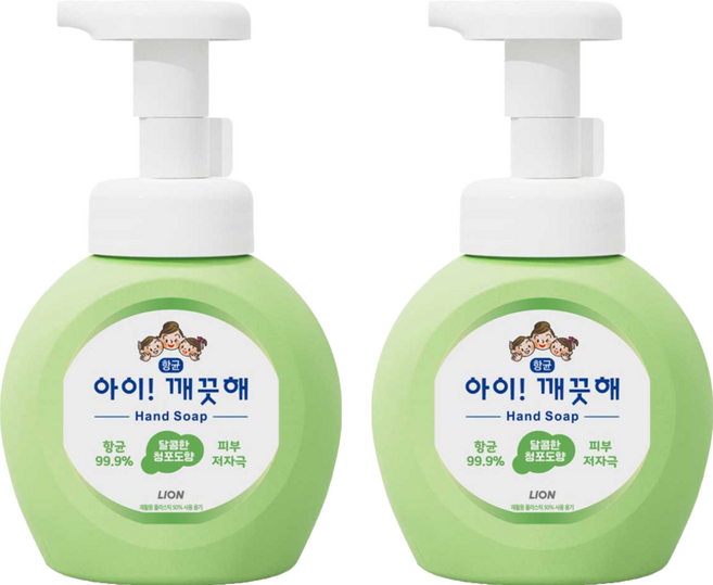 LION 獅王 趣淨 洗手慕斯 白葡萄香, 250ml, 2瓶