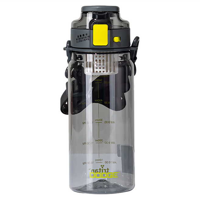 DODGE 道奇 律動杯 附茶濾, 灰色, 700ml, 1個