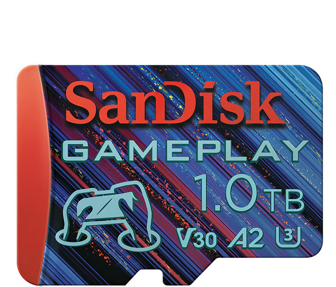 SanDisk 晟碟 GamePlay microSD card for Mobile Gaming microSDXC V30 U3 C10, 1TB, 1個