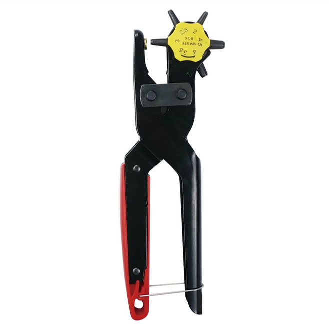 Octopus 章魚牌 皮帶打孔鉗 230mm 打孔尺寸2-4.5mm 適用皮帶/皮革/厚紙, 1支