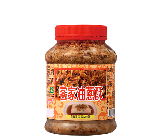 軒香 客家油蔥酥 600g 嚴選紅蔥頭 香氣濃郁 拌飯拌麵炒菜皆宜, 1罐