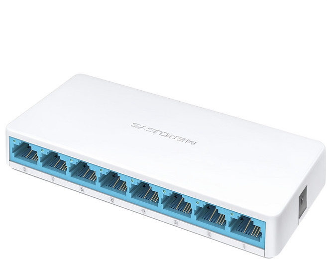 MERCUSYS 水星網路 8埠 10 100Mbps 桌上型交換器, MS108, 1個