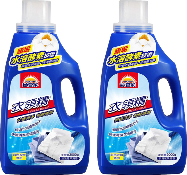 Magic Amah 妙管家 衣領精 淡雅花果清香, 2kg, 2瓶