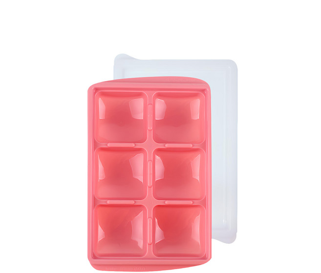Bebelock 副食品冰磚盒, 50ml, 蜜桃粉, 1盒