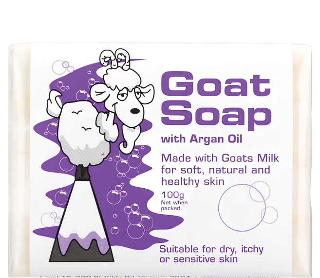 澳洲 Goat 山羊乳肥皂 摩洛哥堅果油, 100g, 24個