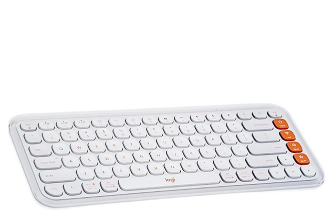 logitech 羅技 POP ICON KEYS 無線鍵盤, YR0101, 時尚白, 製造軸