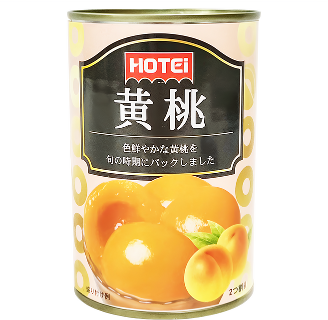 HOTEi 豪德黃桃罐, 425g, 1罐